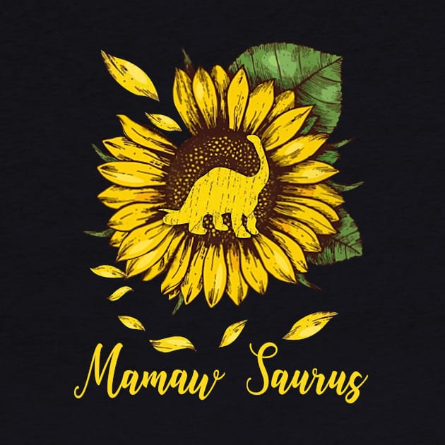 Sunflower Mamaw Saurus by gotravele store